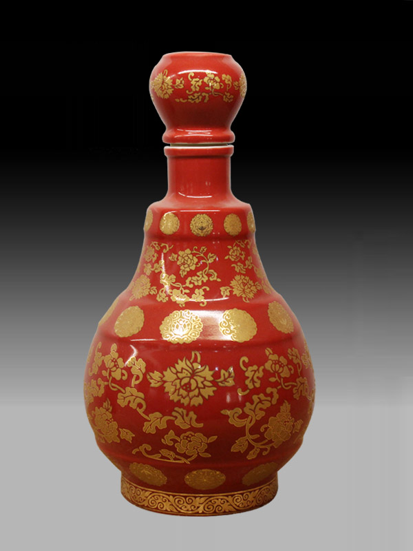 其他釉面酒瓶_011 釉上彩 北京紅星二鍋頭.JPG